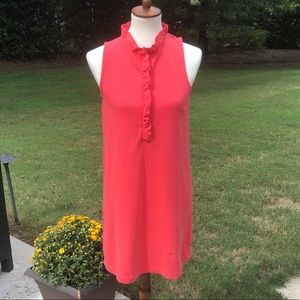 J. Crew  Ruffle Front Sleeveless Dress